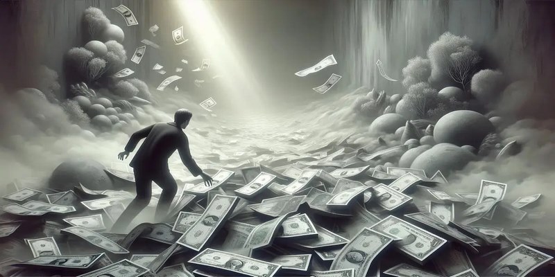 Mơ không nhặt được hết tiền cảnh báo về sự mất mát