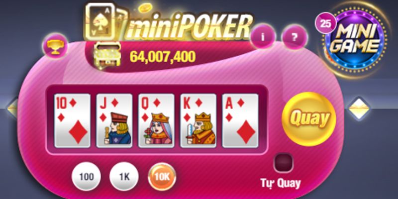 Mẹo hay chơi Mini Poker hiệu quả từ cao thủ