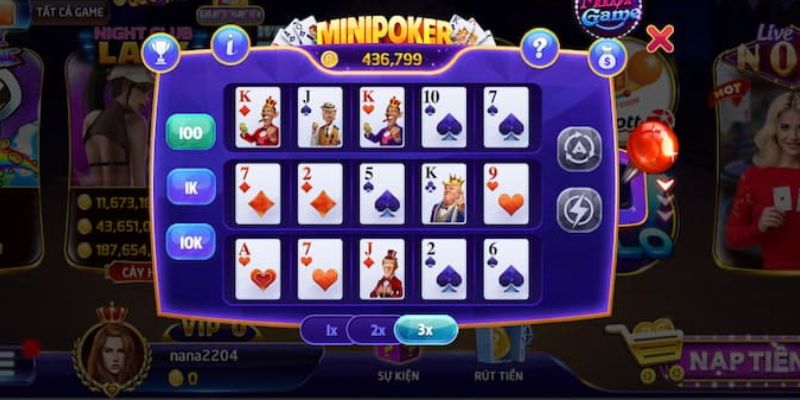 Giới thiệu sơ lược về Mini Poker thú vị