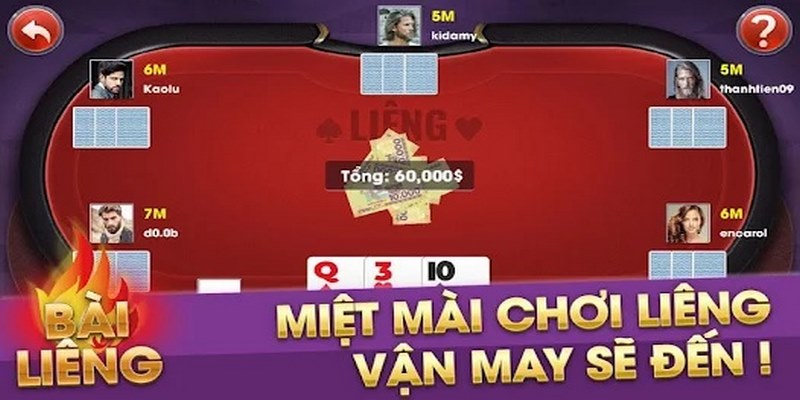 Tổng hợp các lựa chọn thông dụng trong Liêng