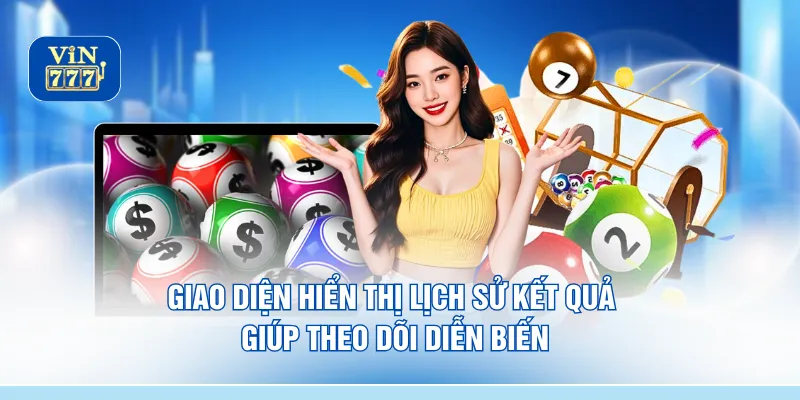Giao diện hiển thị lịch sử kết quả giúp theo dõi diễn biến
